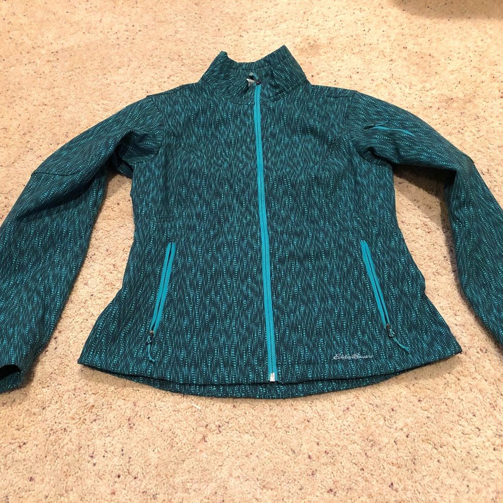 Eddie Bauer Windproof Jacket with Fleece Lining M